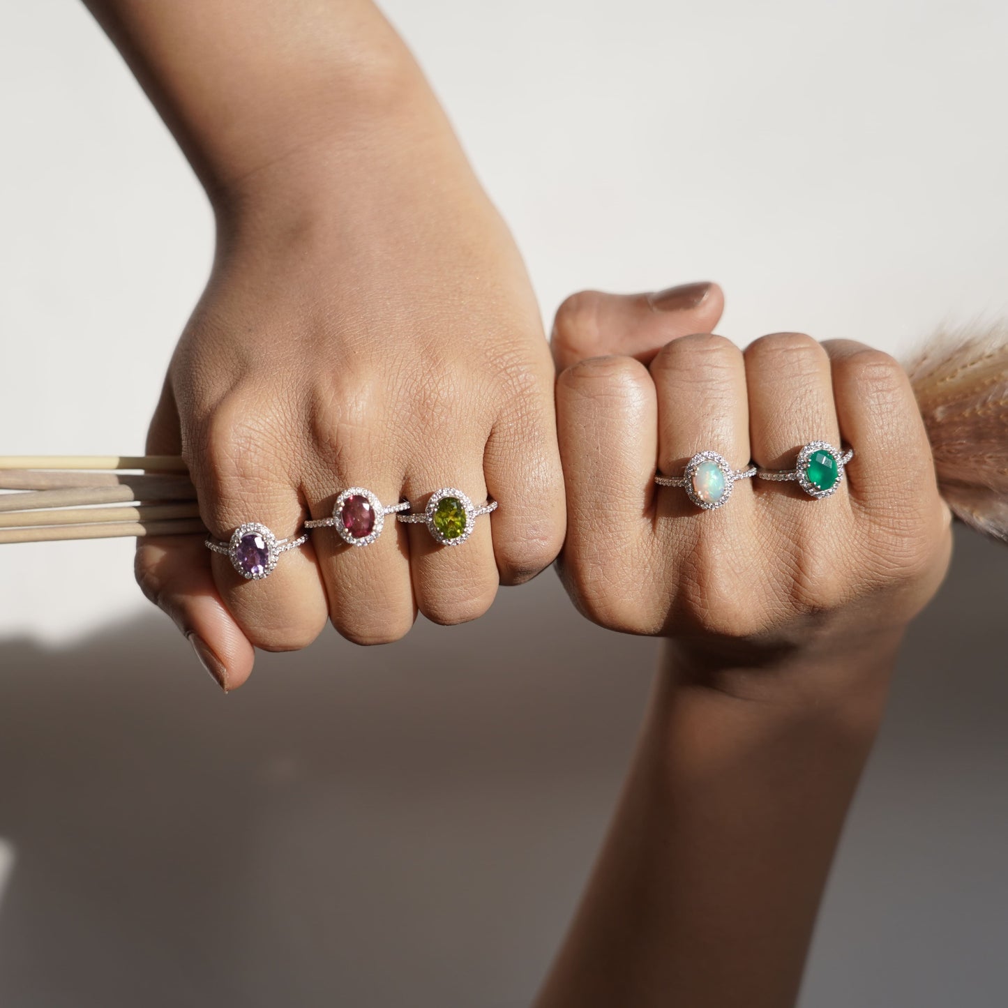 Petite Bloom Natural Citrine Ring