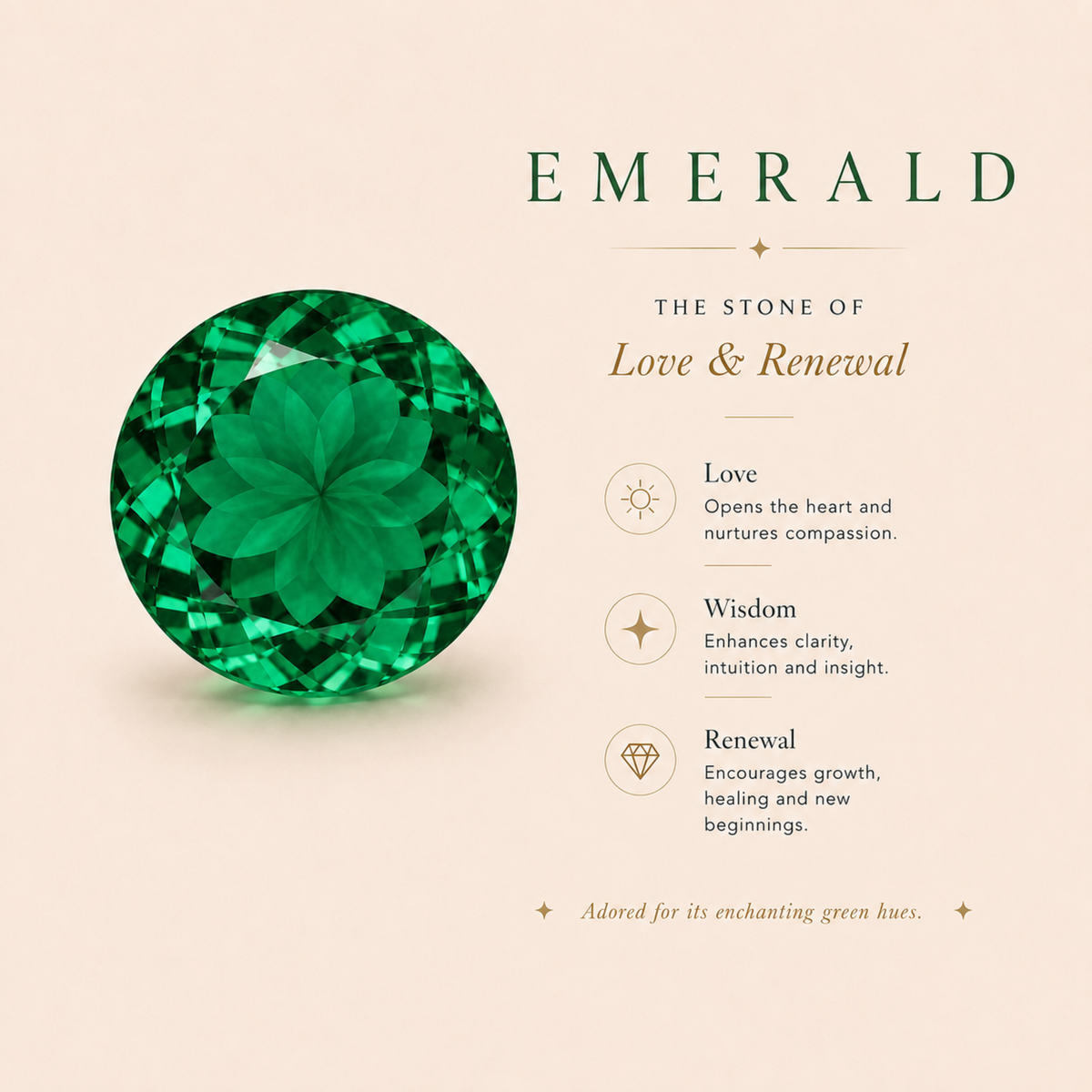 Emera Natural Emerald Ring