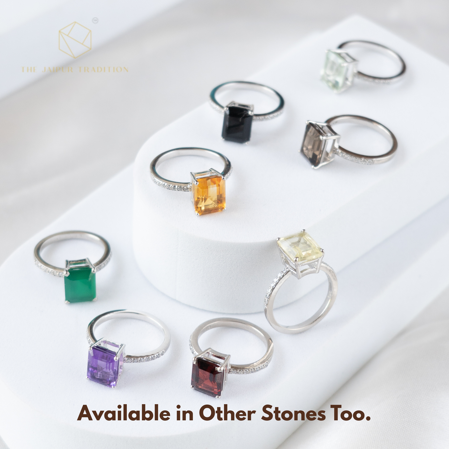 Modern Muse Green Onyx Ring