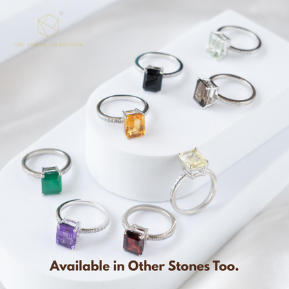 Modern Muse Green Onyx Ring