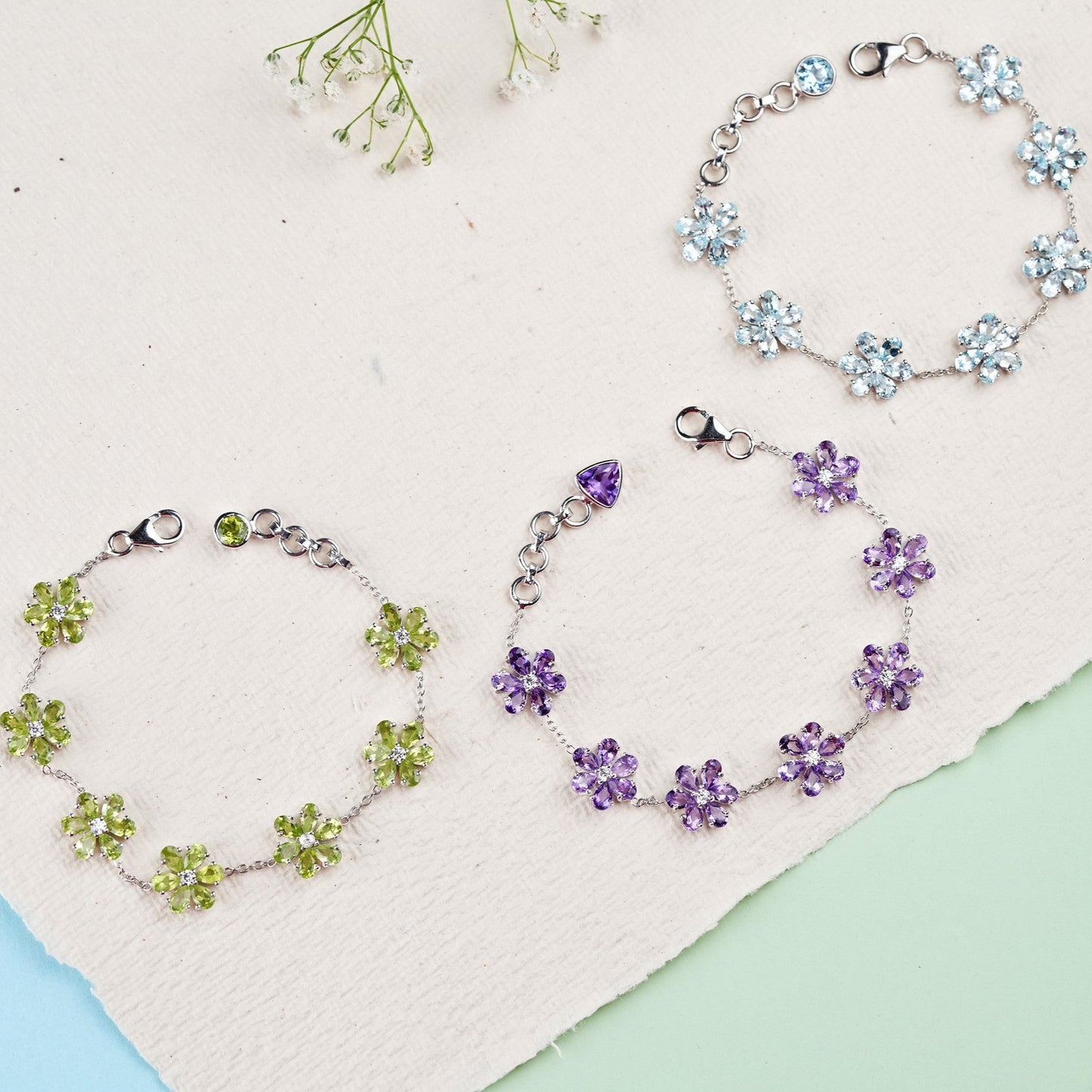 Bloom Natural Amethyst Bracelet