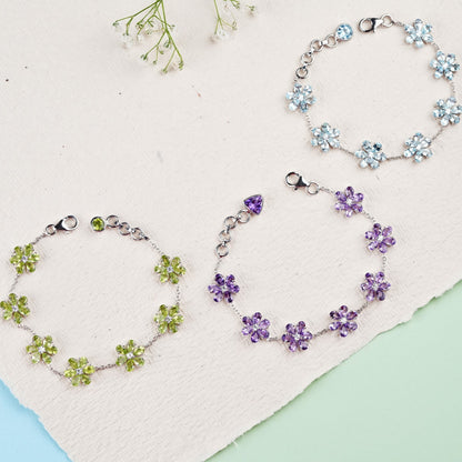 Bloom Natural Amethyst Bracelet