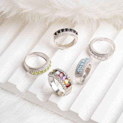 Classic Peridot Band Ring Everyday