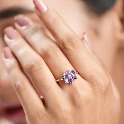 Bloom Amethyst Ring