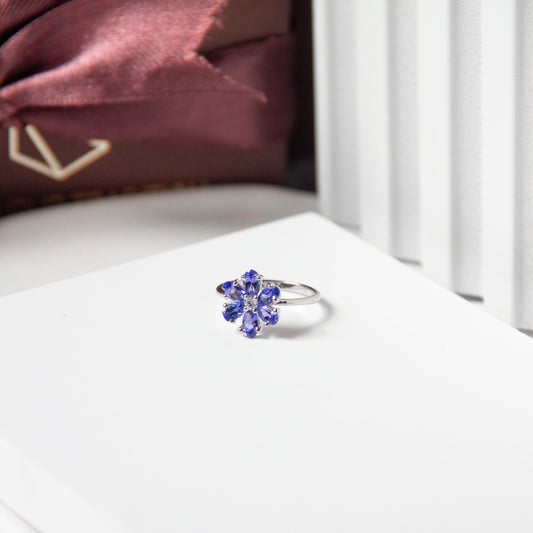 Bloom Natural Tanzanite Ring