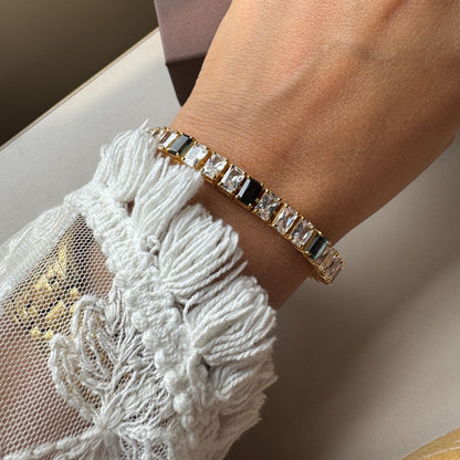 Natural Gemstone Tennis Bracelet