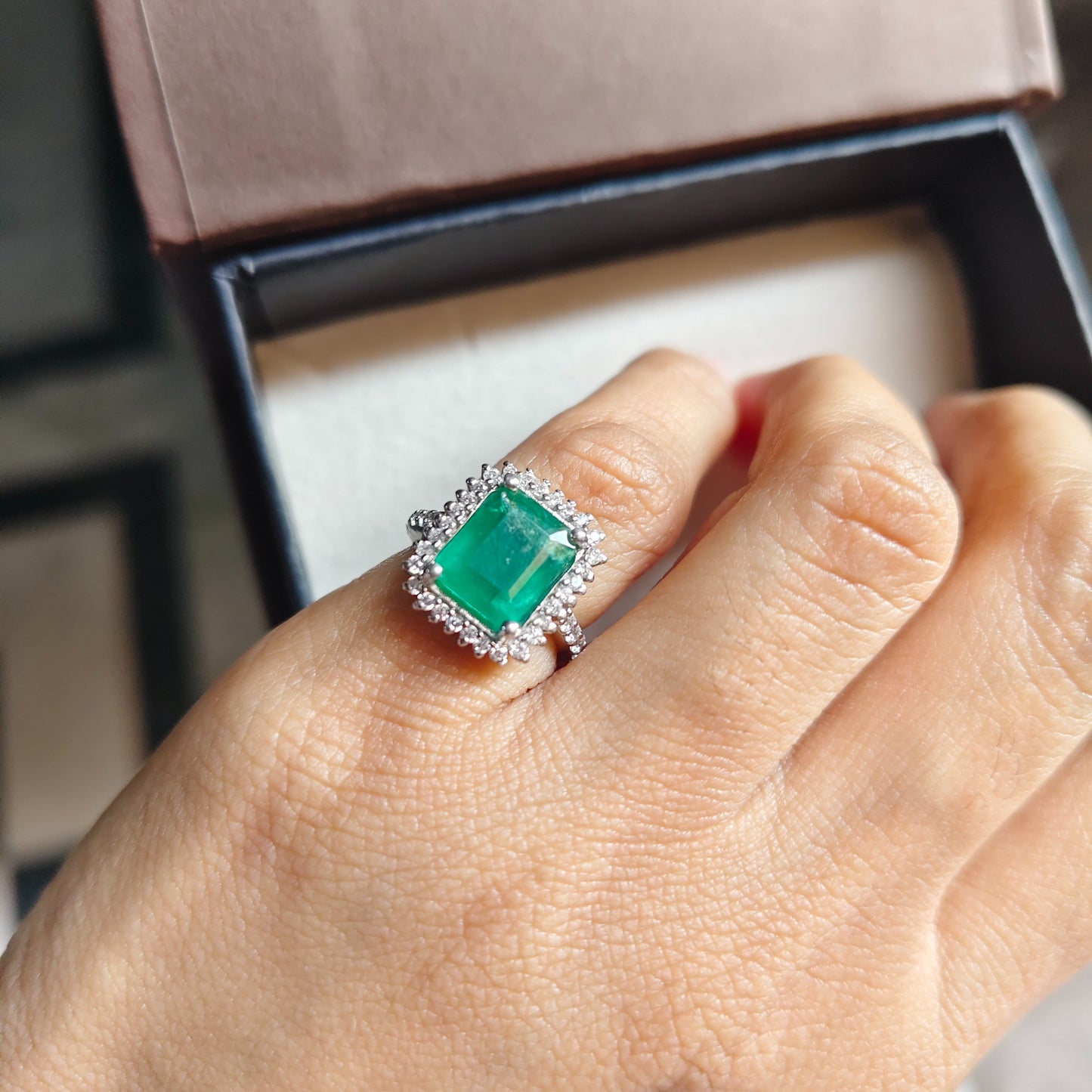 Emera Natural Emerald Ring