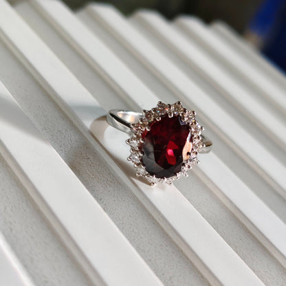 Diana Natural Garnet Ring