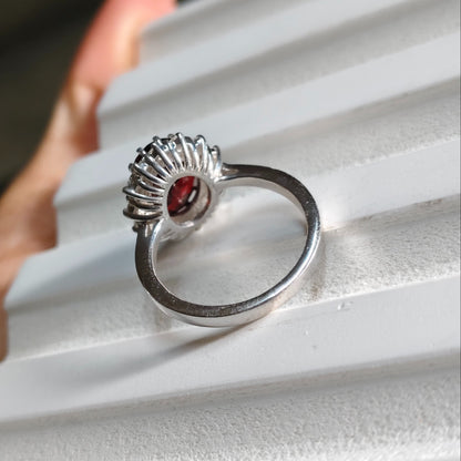 Diana Natural Garnet Ring