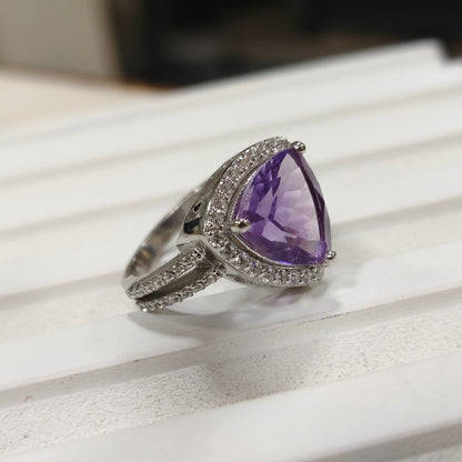 Trion Natural Amethyst Ring
