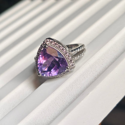 Trion Natural Amethyst Ring
