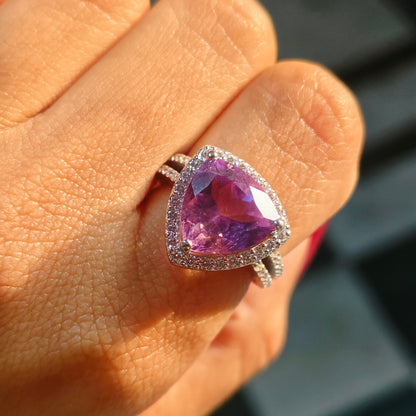Trion Natural Amethyst Ring