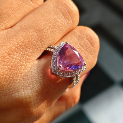 Trion Natural Amethyst Ring
