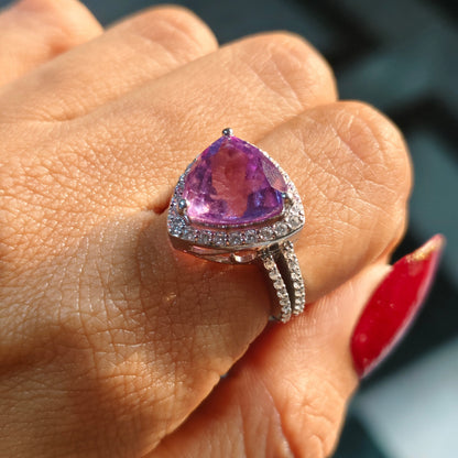 Trion Natural Amethyst Ring