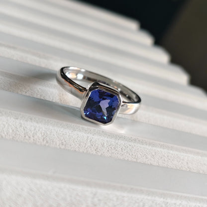 Velvet Night Natural Tanzanite Ring
