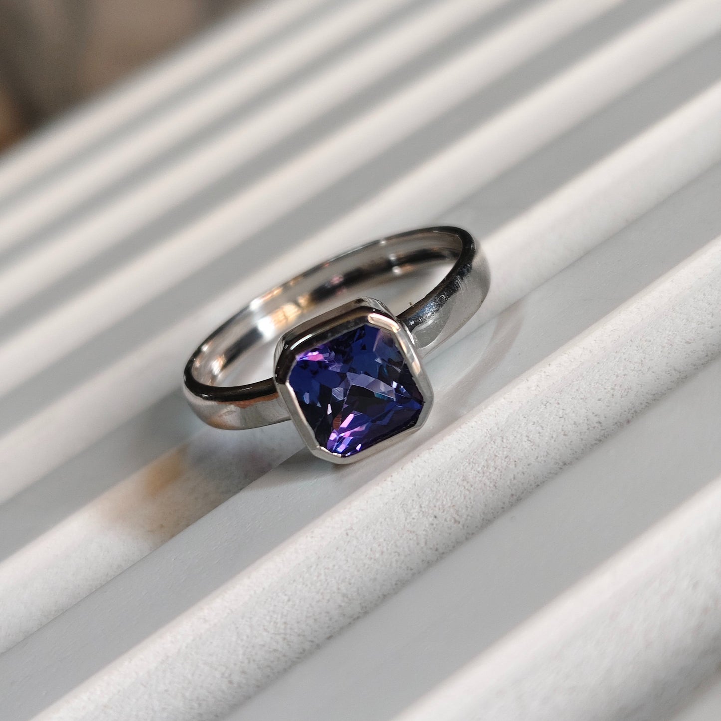Velvet Night Natural Tanzanite Ring