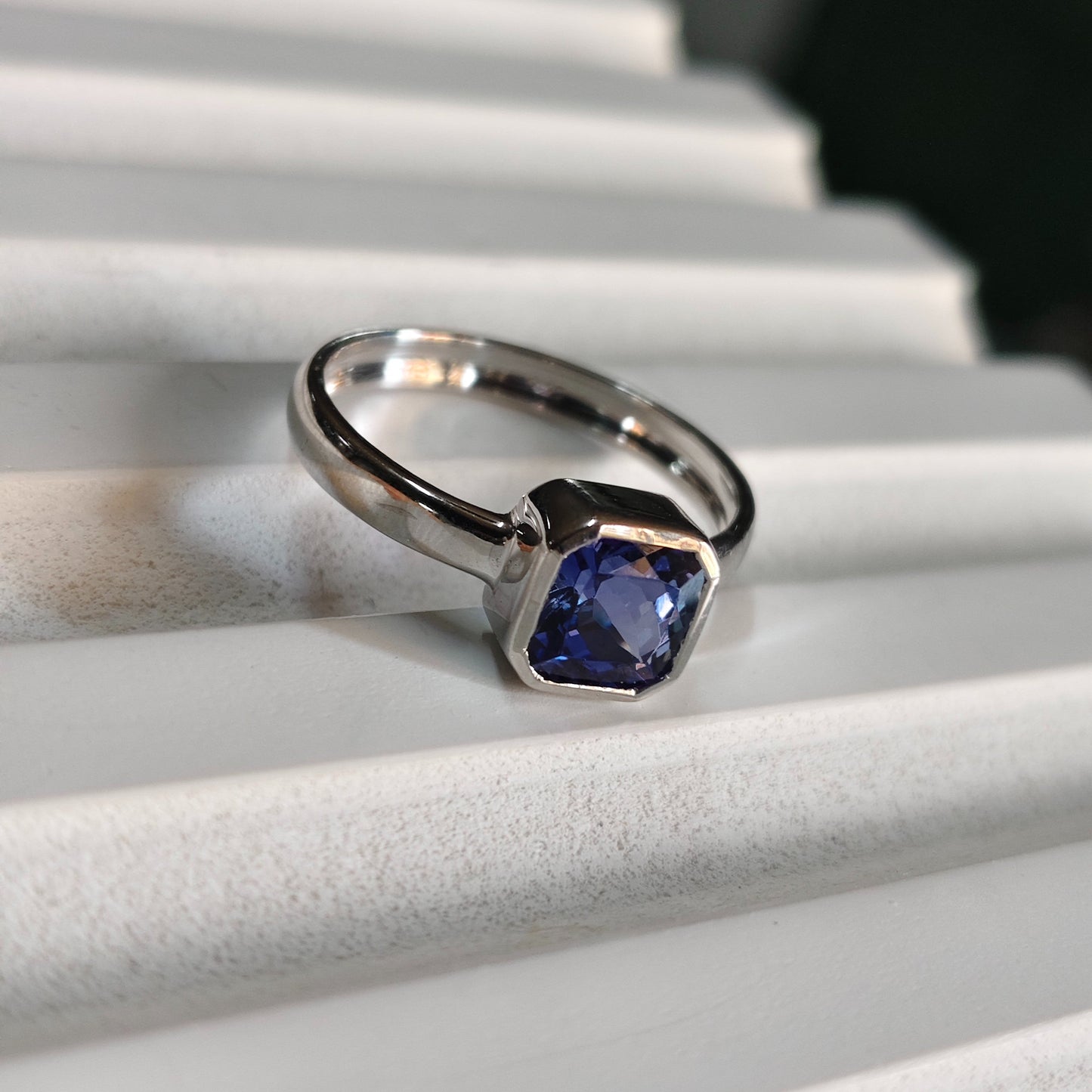 Velvet Night Natural Tanzanite Ring