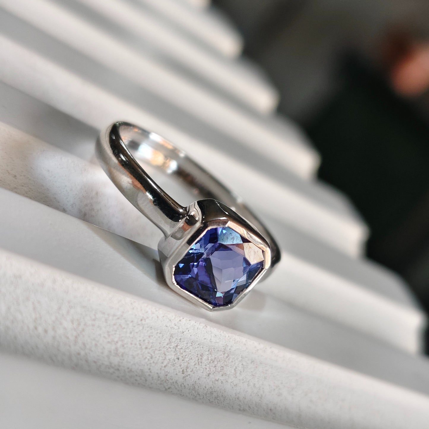 Velvet Night Natural Tanzanite Ring