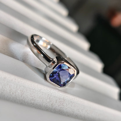 Velvet Night Natural Tanzanite Ring