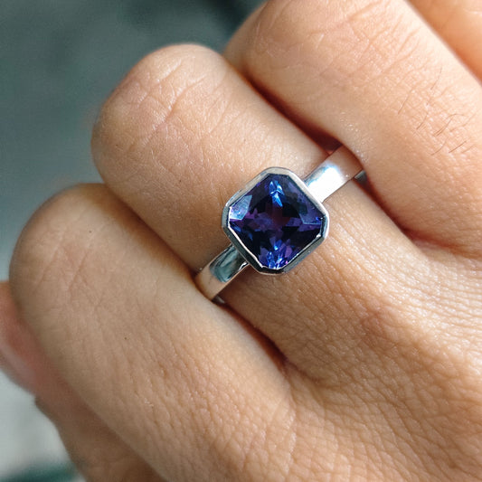 Velvet Night Natural Tanzanite Ring