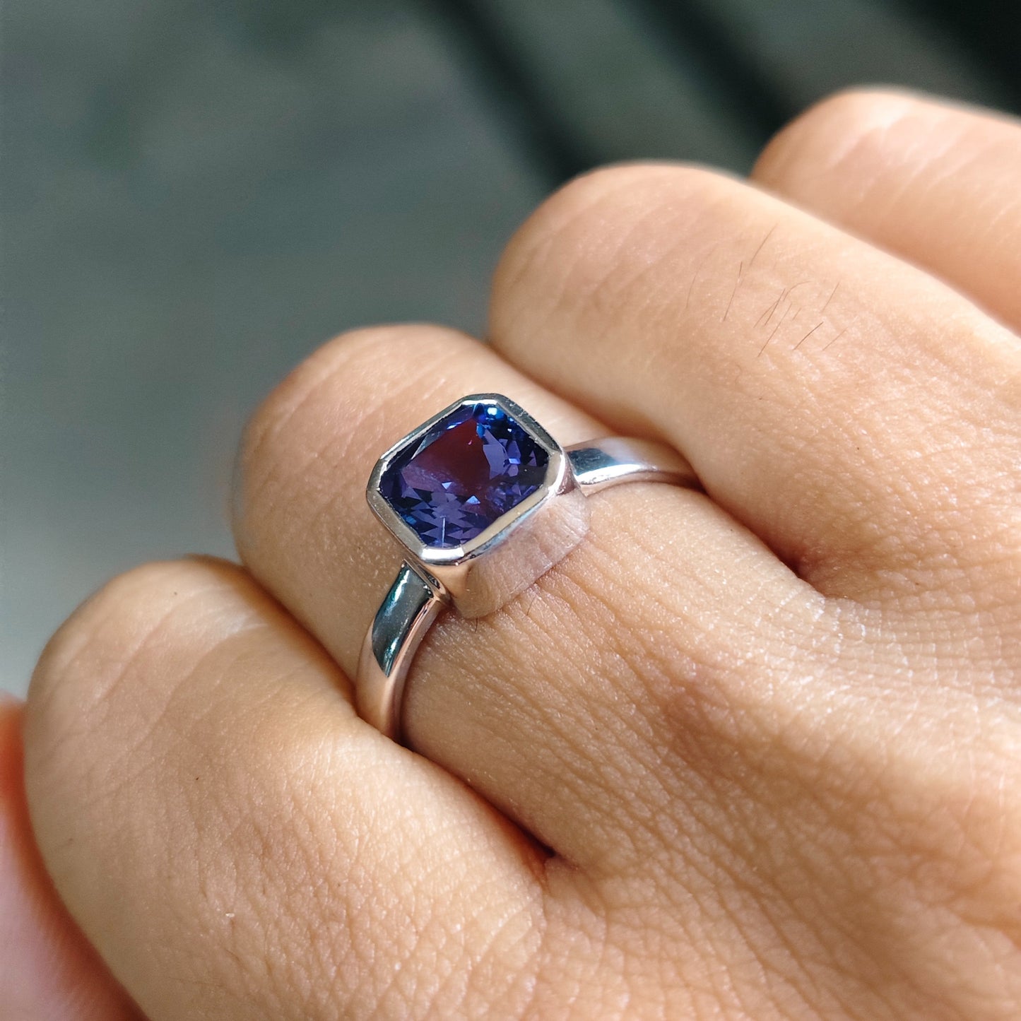 Velvet Night Natural Tanzanite Ring