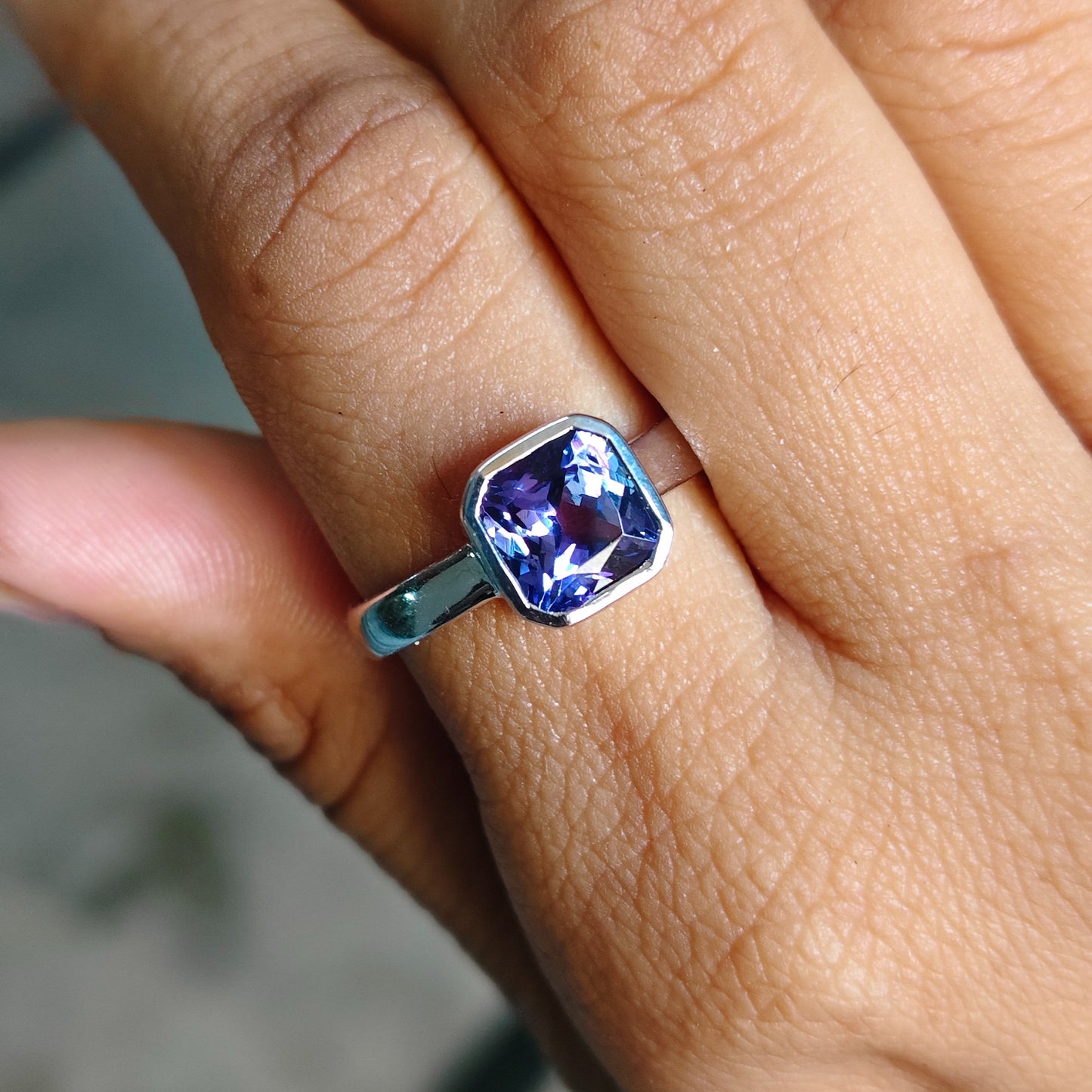 Velvet Night Natural Tanzanite Ring