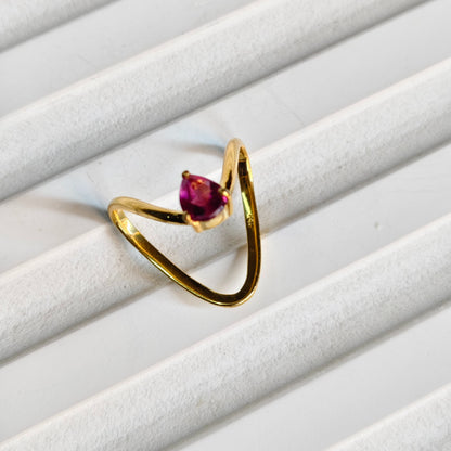Vanki ring in pink tourmaline