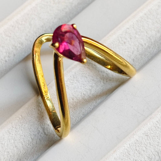 Vanki Ring in Pink Tourmaline