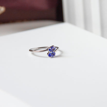 The Hug of Tanzanite Ring