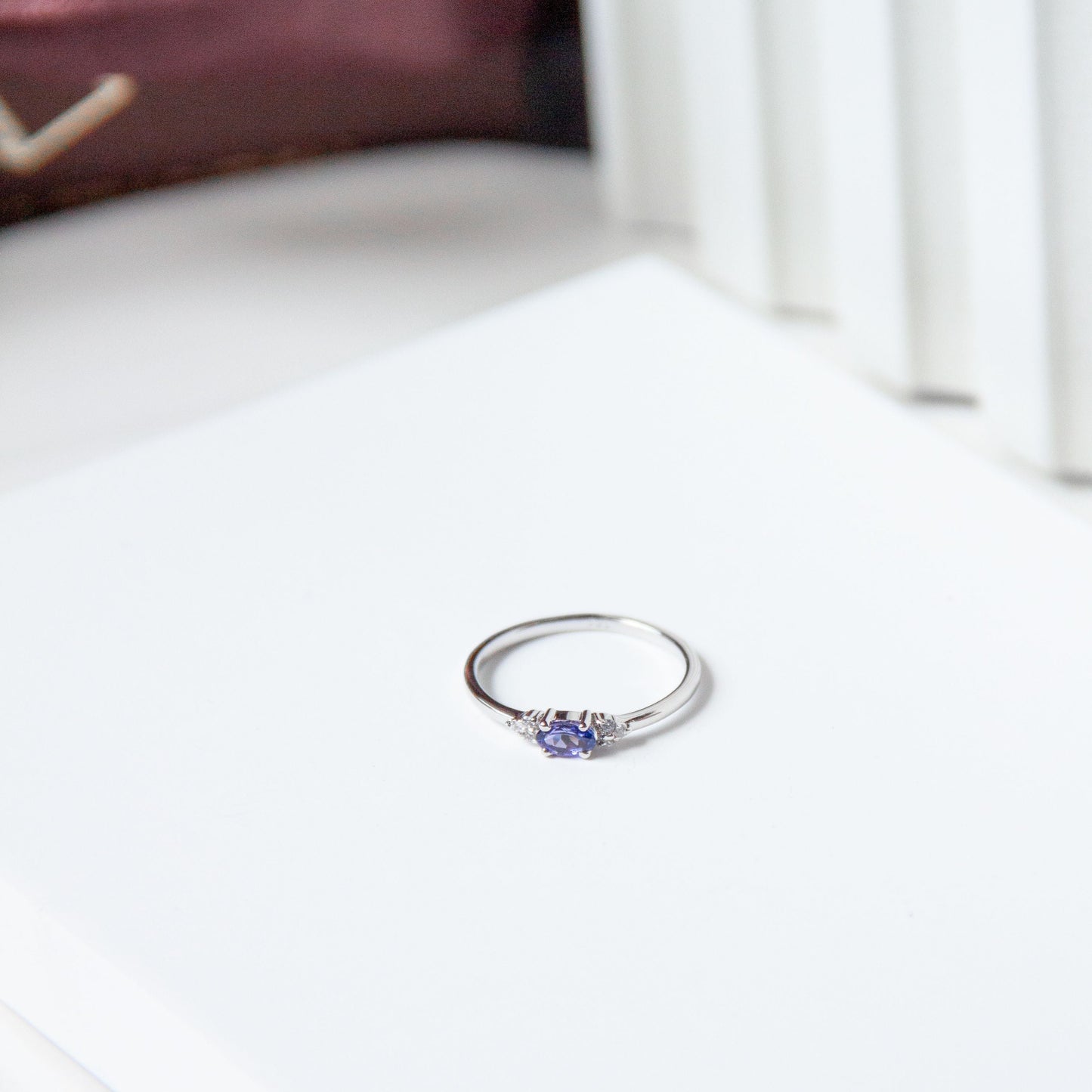 Tanzaside Natural Tanzanite Ring