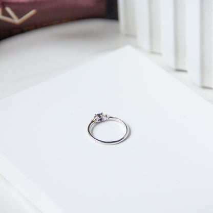 Tanzaside Natural Tanzanite Ring