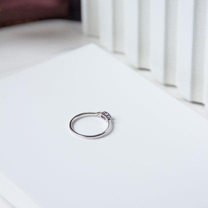 Tanzaside Natural Tanzanite Ring