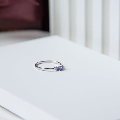 Tanzaside Natural Tanzanite Ring