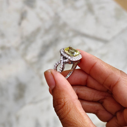Eterna Lemon Quartz Statement Ring