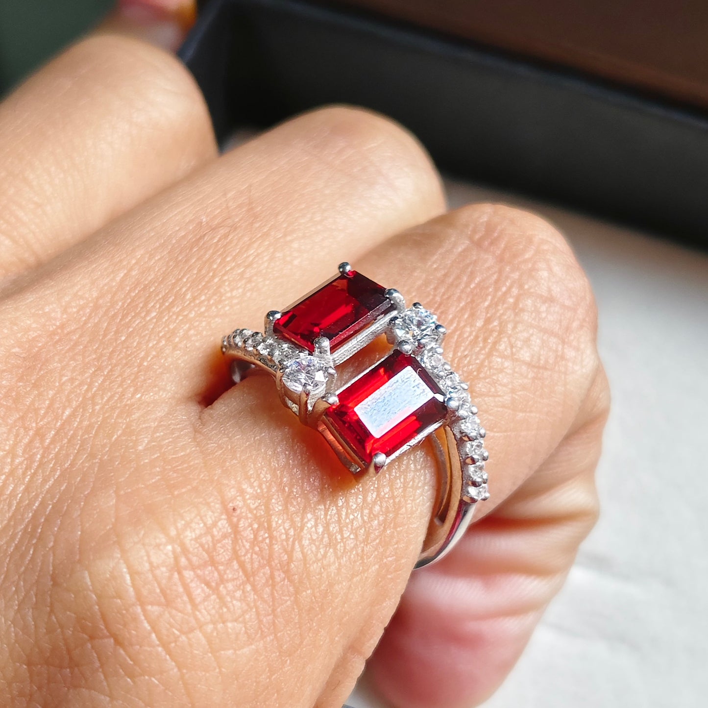 Duora Garnet Ring
