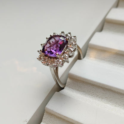 Bloom Royale Amethyst Statement Ring