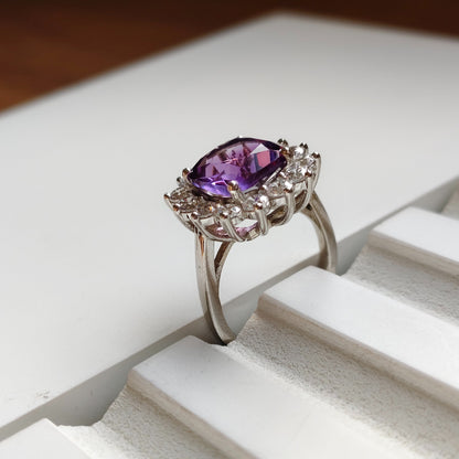 Bloom Royale Amethyst Statement Ring