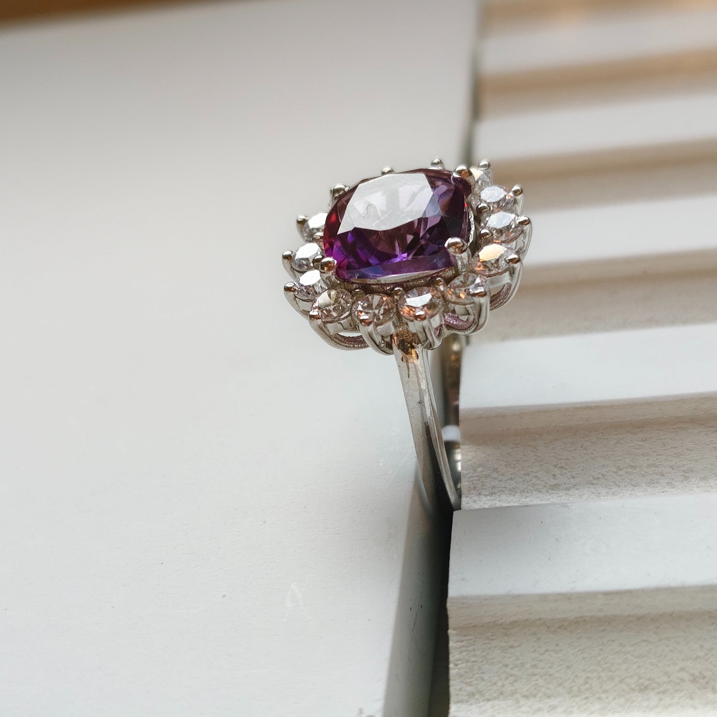 Bloom Royale Amethyst Statement Ring
