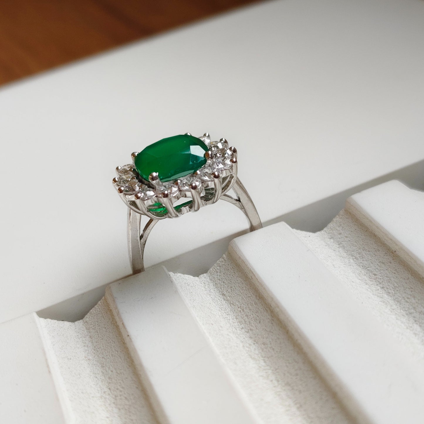 Bloom Royale Green Onyx Statement Ring