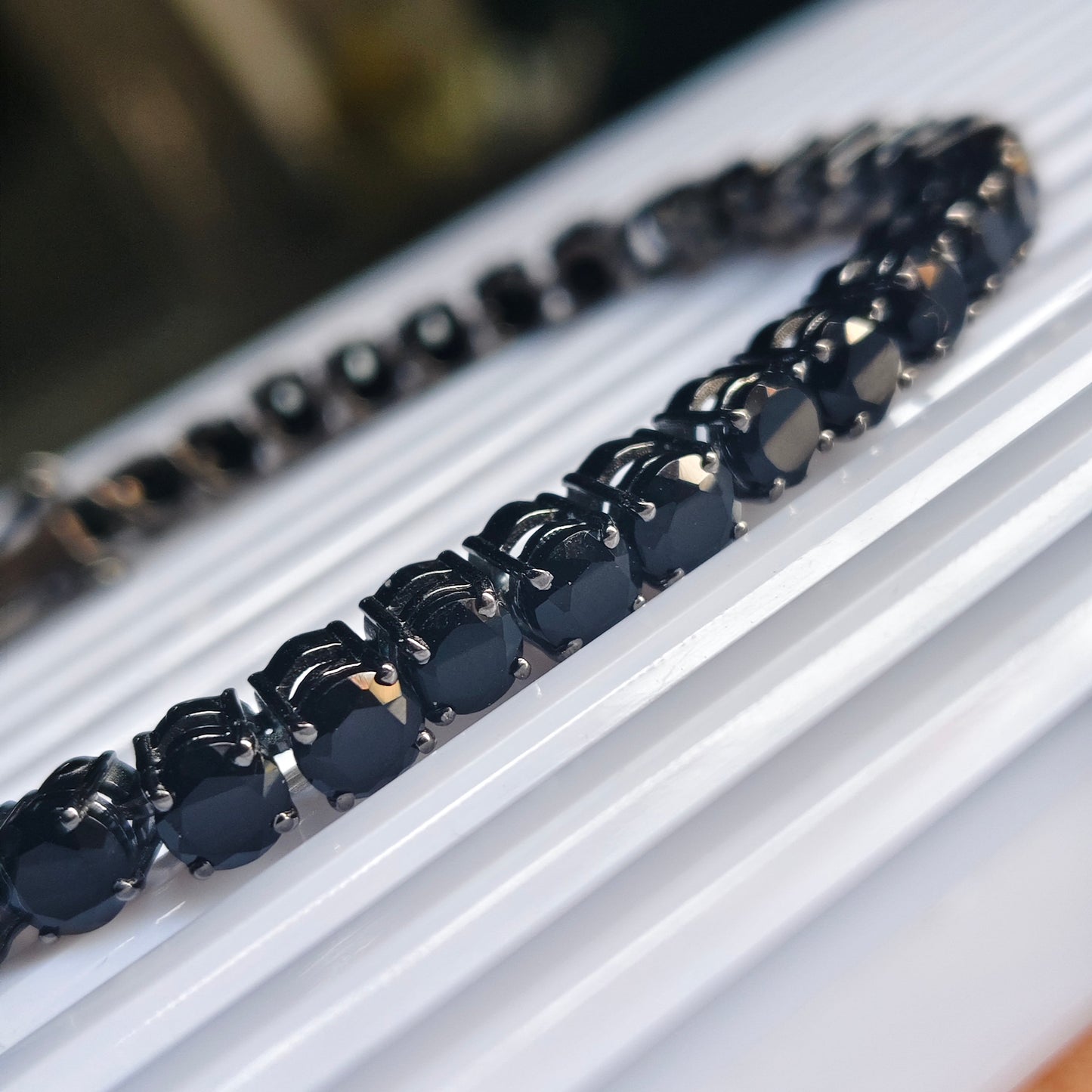 Blaze Sahibh Natural Black Onyx Bracelet
