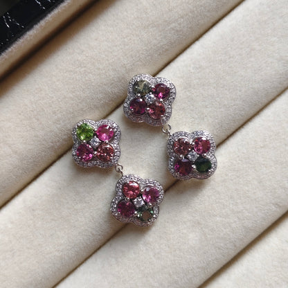 Blossom Bliss Multi Tourmaline Earrings
