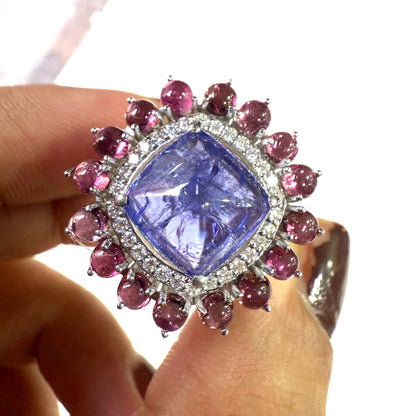 Bloom Royale Tanzanite Statement Ring