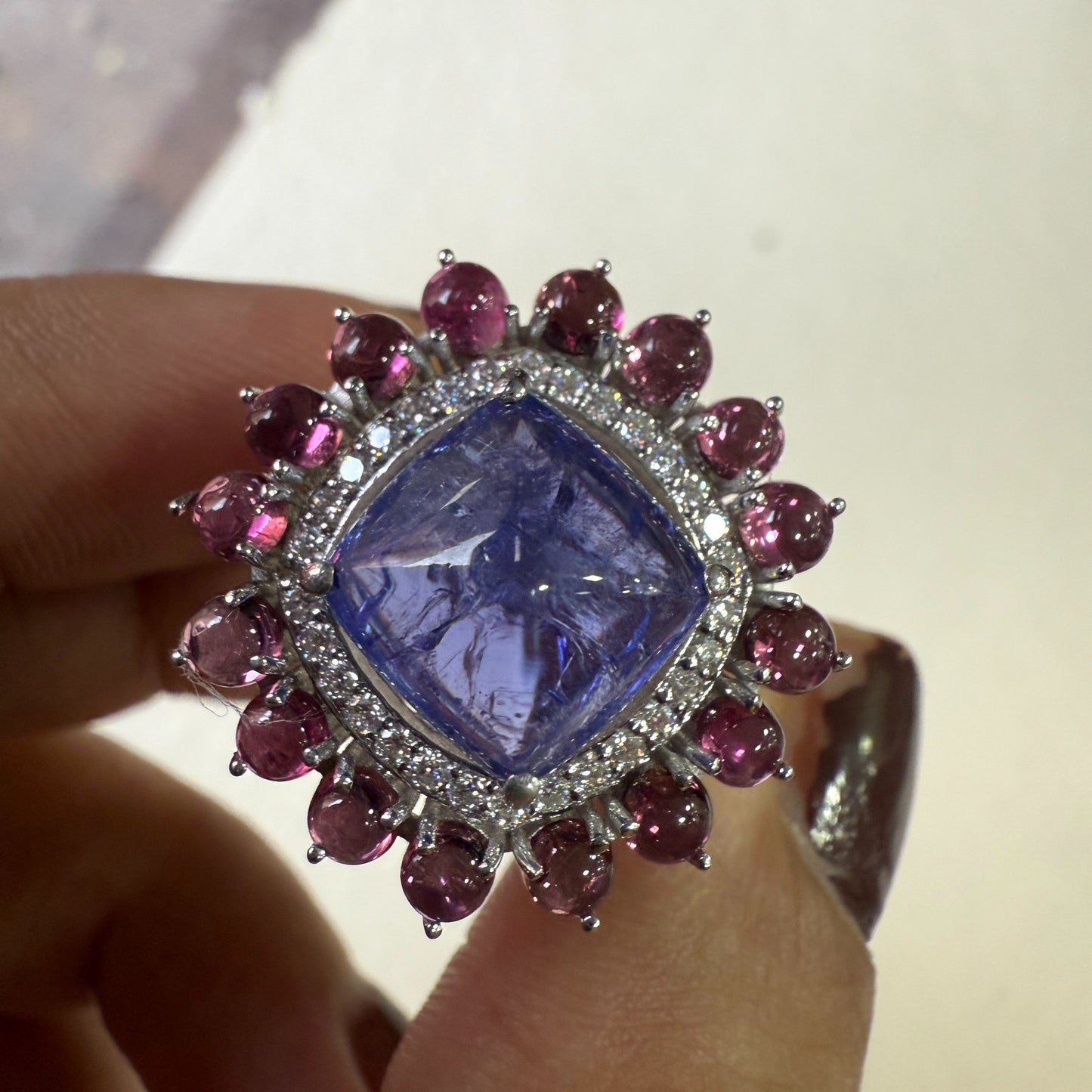 Bloom Royale Tanzanite Statement Ring