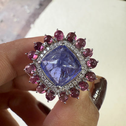 Bloom Royale Tanzanite Statement Ring
