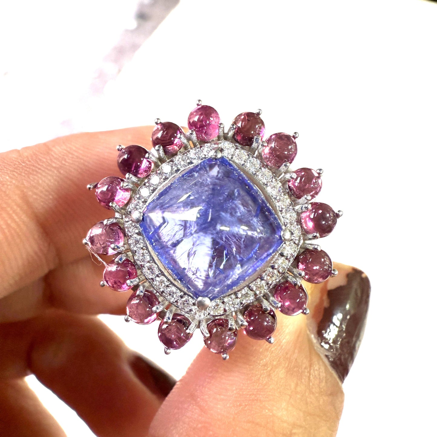 Bloom Royale Tanzanite Statement Ring