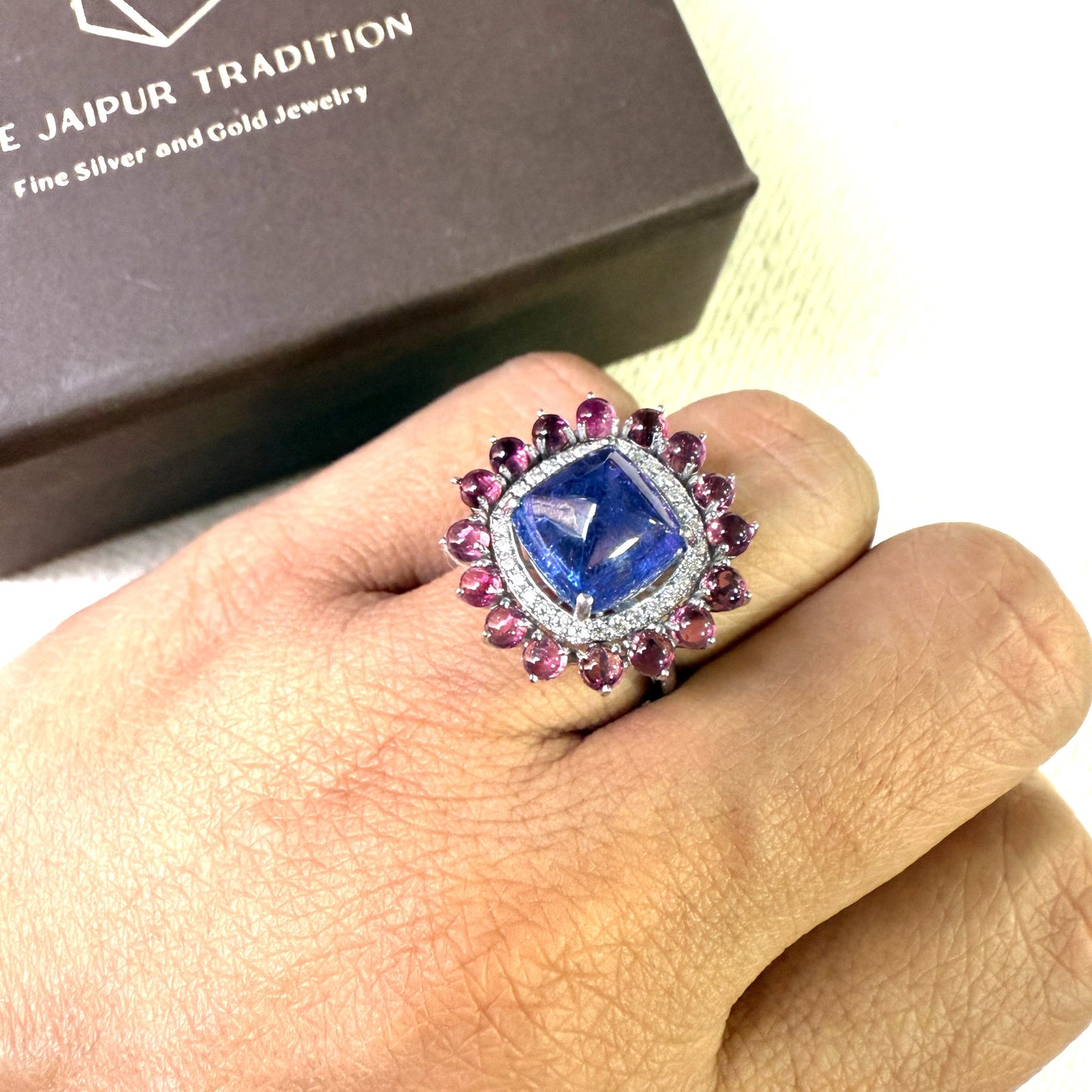 Bloom Royale Tanzanite Statement Ring