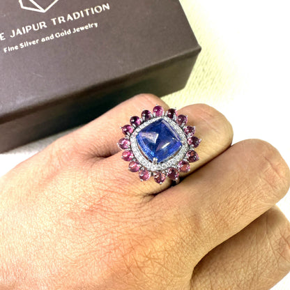 Bloom Royale Tanzanite Statement Ring