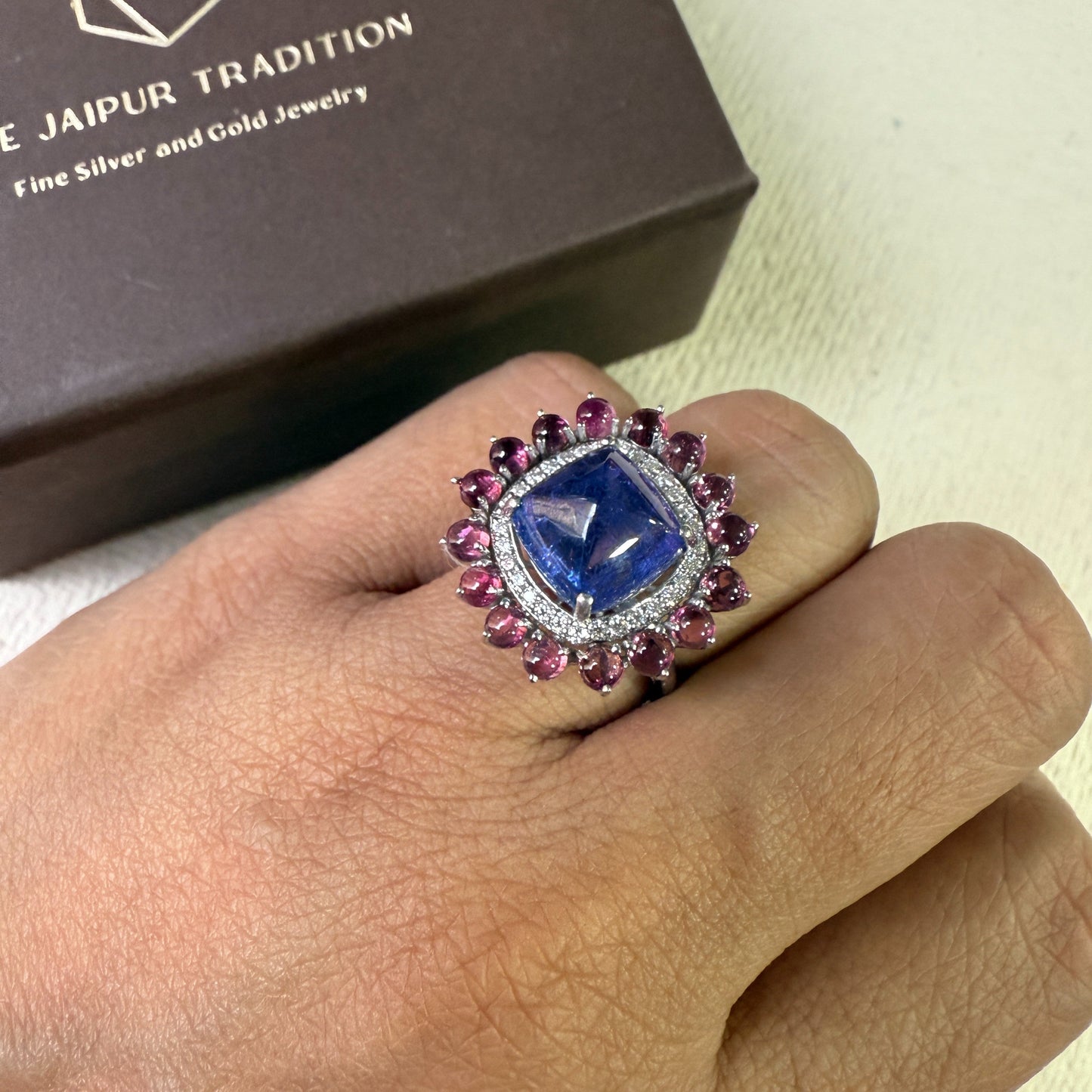 Bloom Royale Tanzanite Statement Ring