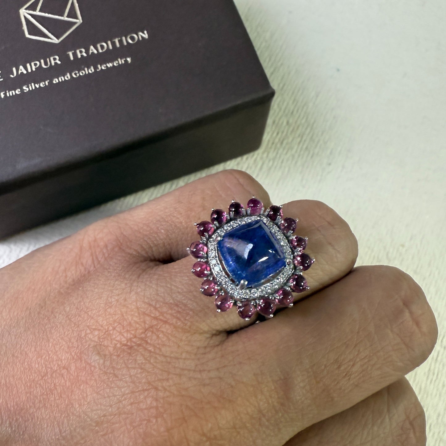 Bloom Royale Tanzanite Statement Ring