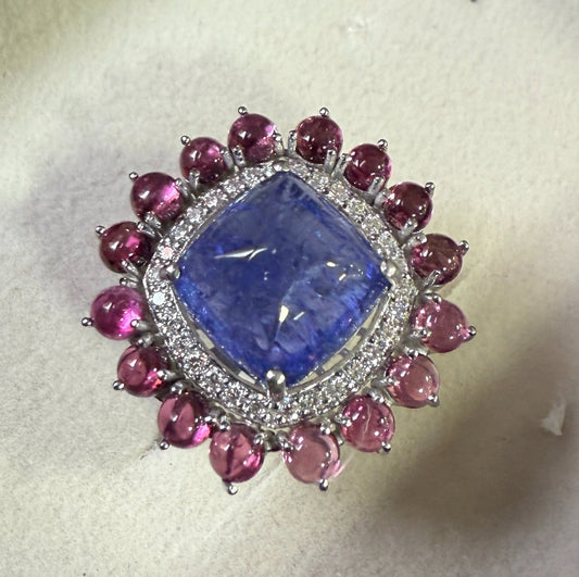 Bloom Royale Tanzanite Statement Ring